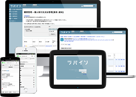 ツバイソは、REST APIで世界中のAPPsとつながるクラウドERPです。